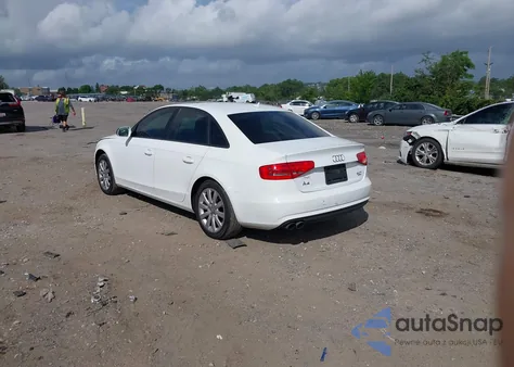 2014 Audi A4 Premium из США, поврежденный, VIN WAUBFAFLXEN002358